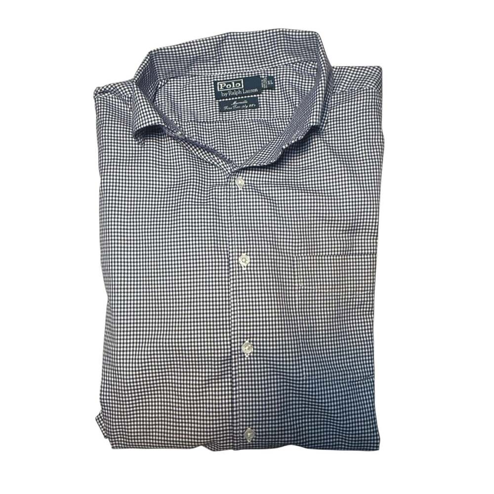 Polo by Ralph Lauren Marseille Fine Two-Ply 80's Gingham Button-Down Men's XL